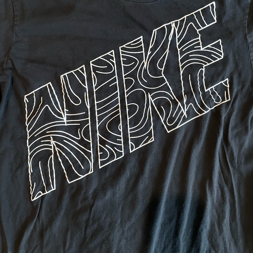 men’s grey nike logo tee - large - Picture 3 of 3